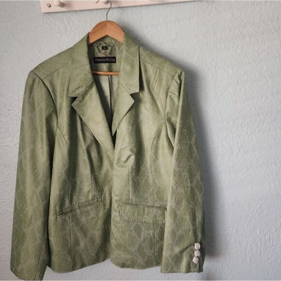 Pamela McCoy sneak print blazer sport jacket contemporary new with tags - Picture 7 of 16